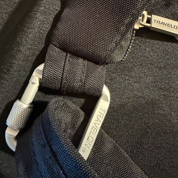 Travelon antitheft, convertible, hobo RFID blocking travel Crossbody black purse - Picture 10 of 15